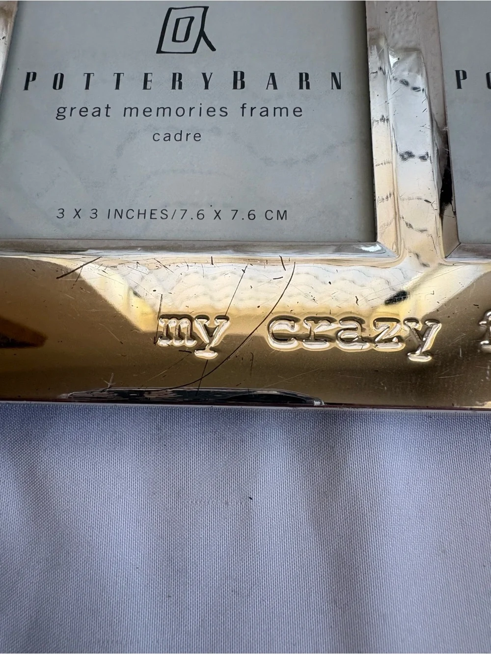 Pottery Barn silver frame